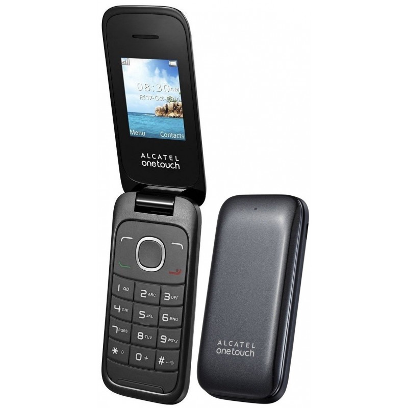 Téléphone Portable Alcatel Falcao 1035D / Double SIM / Gris + SIM Offerte Téléphone Portable Alcatel Falcao 1035D / Double SIM / Gris + SIM Offerte
