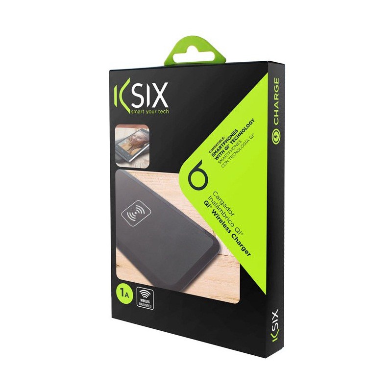 Chargeur Sans Fil Ksix 1A / Noir Chargeur Sans Fil Ksix 1A / Noir