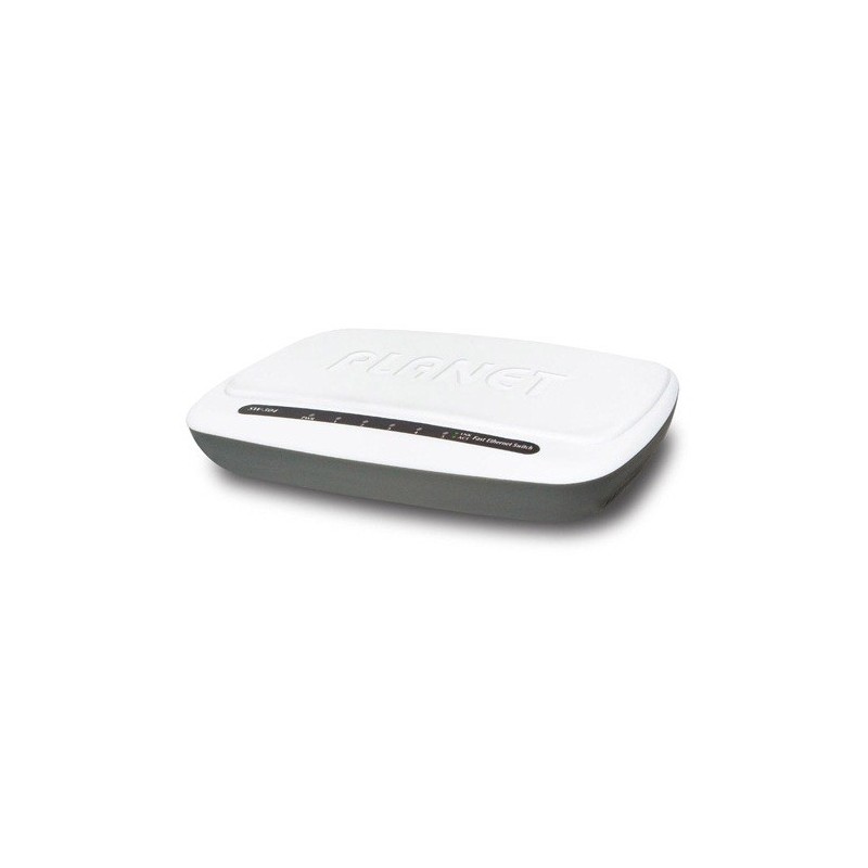 Switch de bureau Planet Fast Ethernet 5 ports 10/100Mbps Switch de bureau Planet Fast Ethernet 5 ports 10/100Mbps