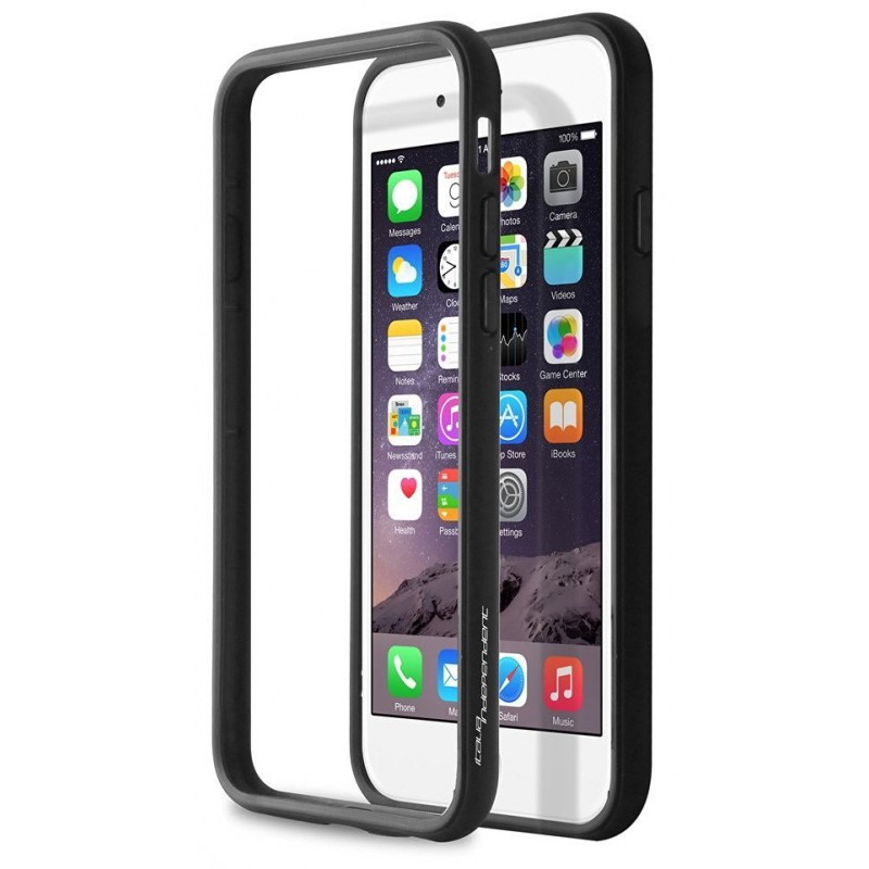 Bumper en Silicone Puro pour iPhone 6 / Noir Bumper en Silicone Puro pour iPhone 6 / Noir
