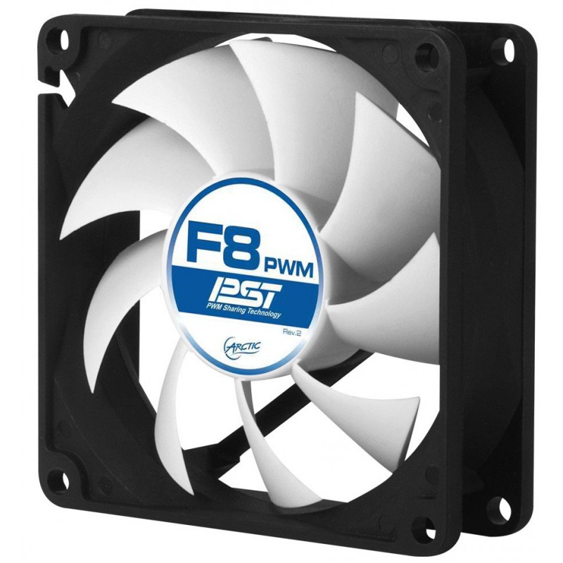Ventilateur de boîtier Arctic F8 PWM PST CO / 80mm Ventilateur de boîtier Arctic F8 PWM PST CO / 80mm
