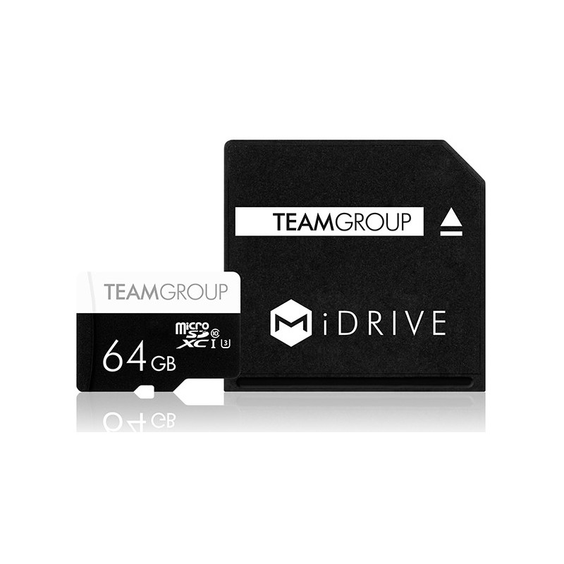 Carte Mémoire MiDRIVE Micro SDXC / 128 Go avec Adaptateur Carte Mémoire MiDRIVE Micro SDXC / 128 Go avec Adaptateur