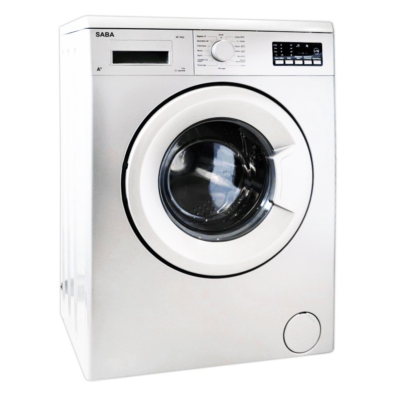 Machine à laver Automatique Saba SE1042 / 5 Kg / Blanc Machine à laver Automatique Saba SE1042 / 5 Kg / Blanc