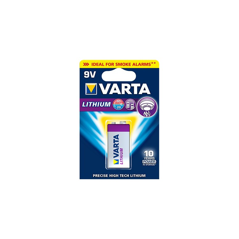 Pile Varta Professional Lithium 9V Pile Varta Professional Lithium 9V