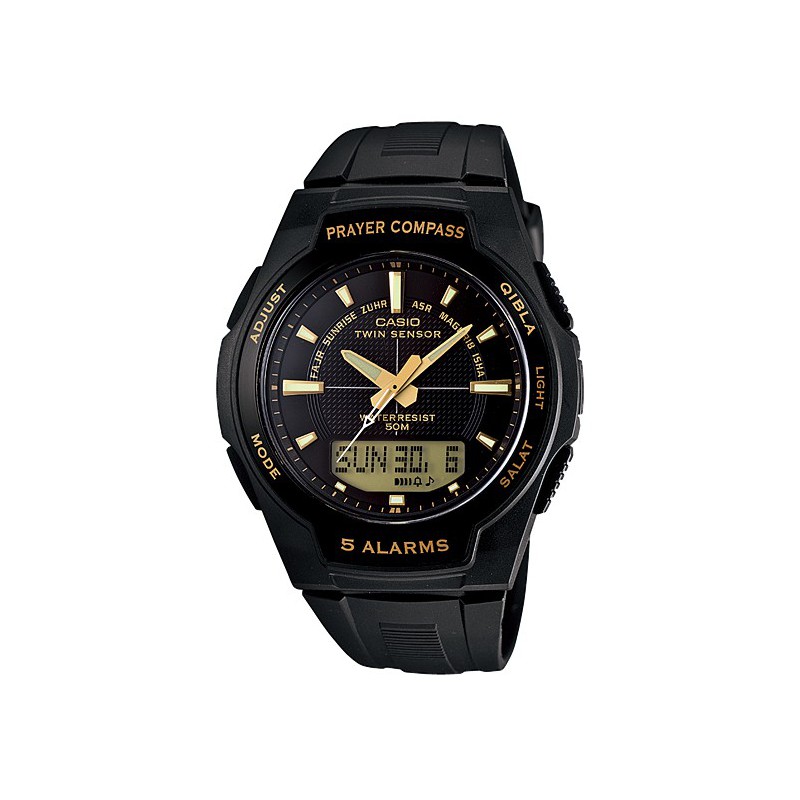 Montre Prière avec boussole pour Homme Casio CPW-500H-1AV Montre Prière avec boussole pour Homme Casio CPW-500H-1AV