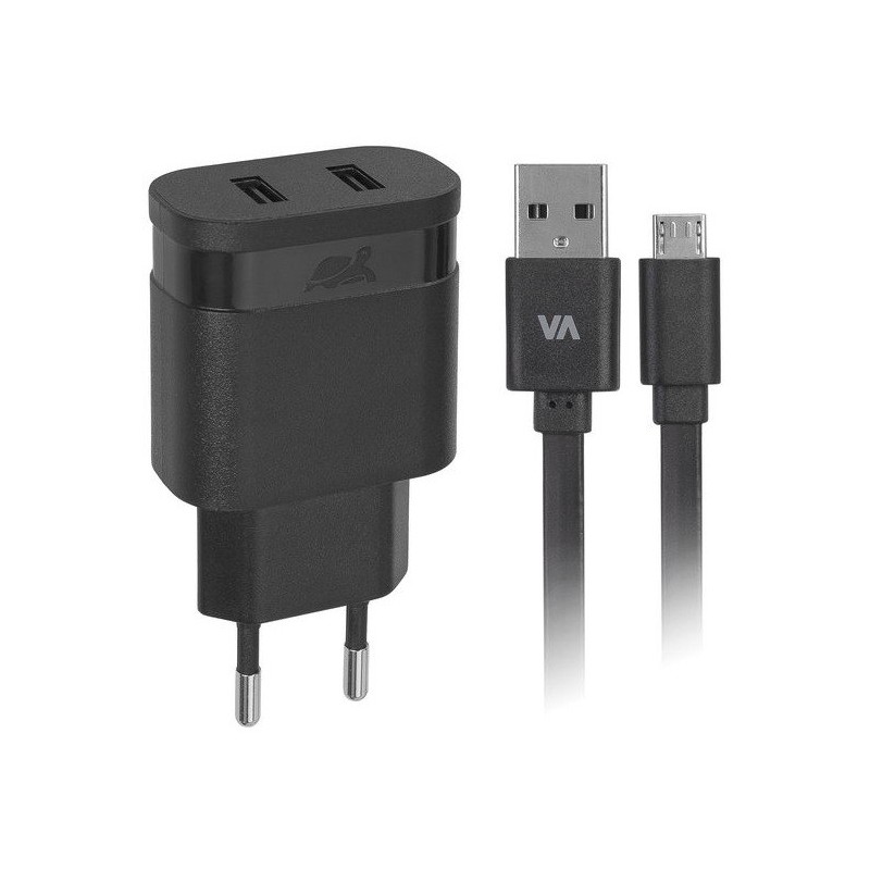 Chargeur Secteur Rivapower VA4123 BD1 EN (2 USB /3.4 A) Chargeur Secteur Rivapower VA4123 BD1 EN (2 USB /3.4 A)