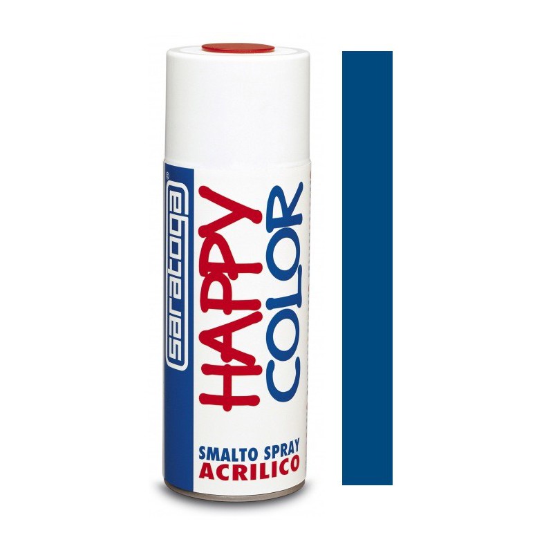 Peinture aérosol brillant Saratoga Happy Color / Bleu Peinture aérosol brillant Saratoga Happy Color / Bleu