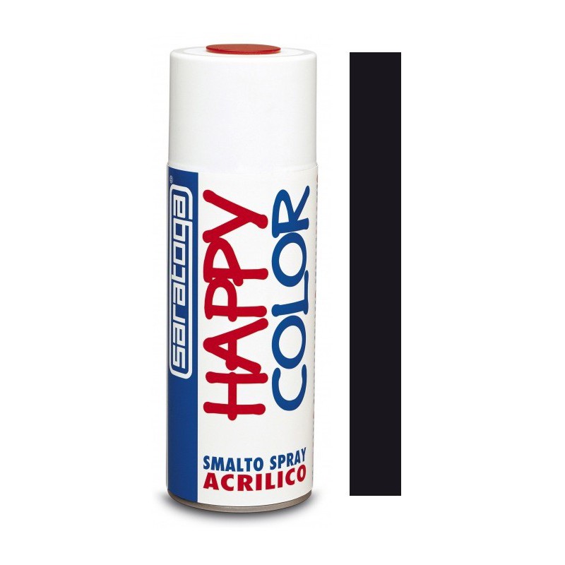 Peinture aérosol Acrylique Saratoga Happy Color / Noir Peinture aérosol Acrylique Saratoga Happy Color / Noir