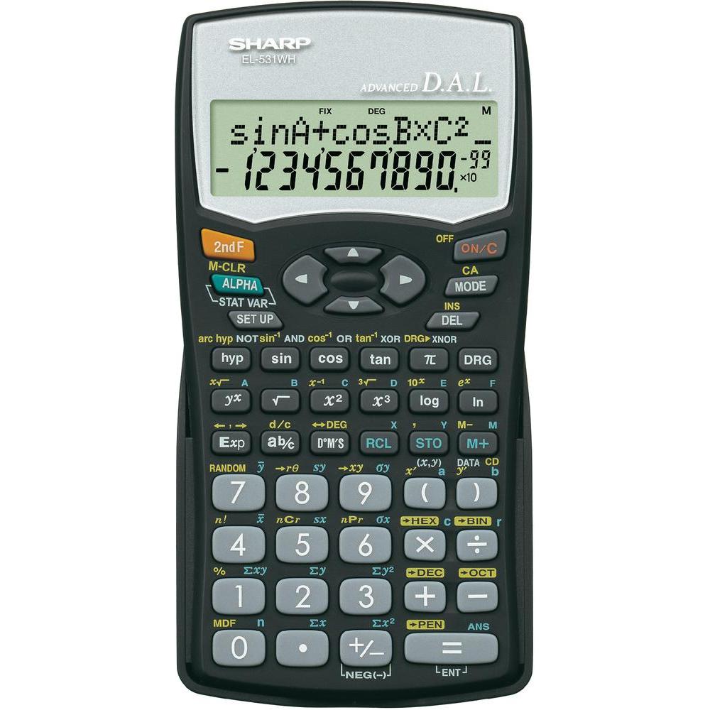 Calculatrice Scientifique EL-531WH-BK