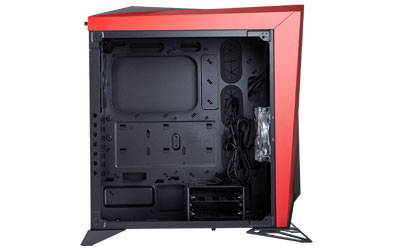 CORSAIR BOîTIER PC GAMER CARBIDE SPEC-02 RED au meilleur prix en Tunisie  sur