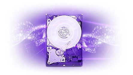 Disque Dur Interne 3.5 Pour Video Surveillance Western Digital Purple 4 To