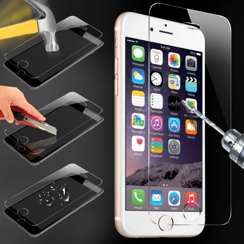 Lot De Protections écran En Verre Trempé Pour IPhone (générique)