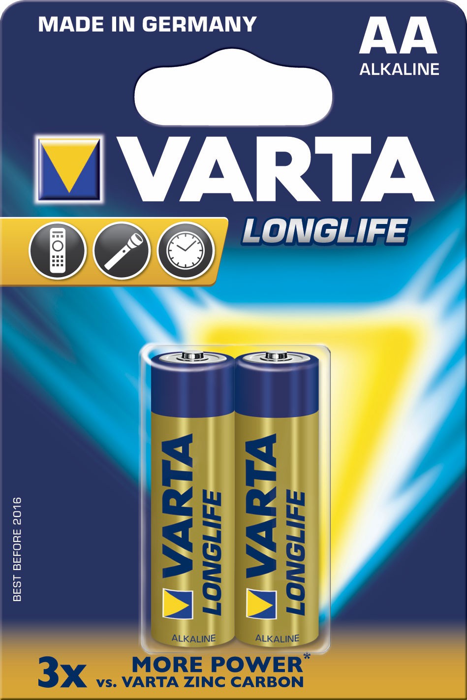 PILES AAA LONGLIFE 1,5V - 4 foil W/ Sticker - R03L4F/10 - DPA EUROPE