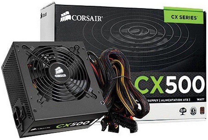 Boite d'alimentation Corsair CX500 80Plus Bronze / 500W