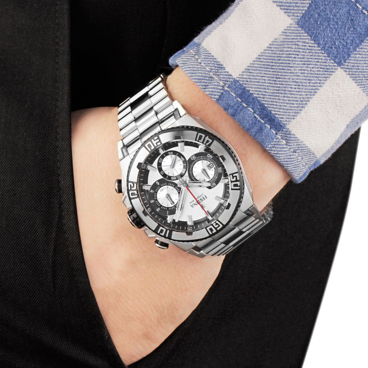 Montre Homme Festina 16658 1 Bon d achat 100Dt