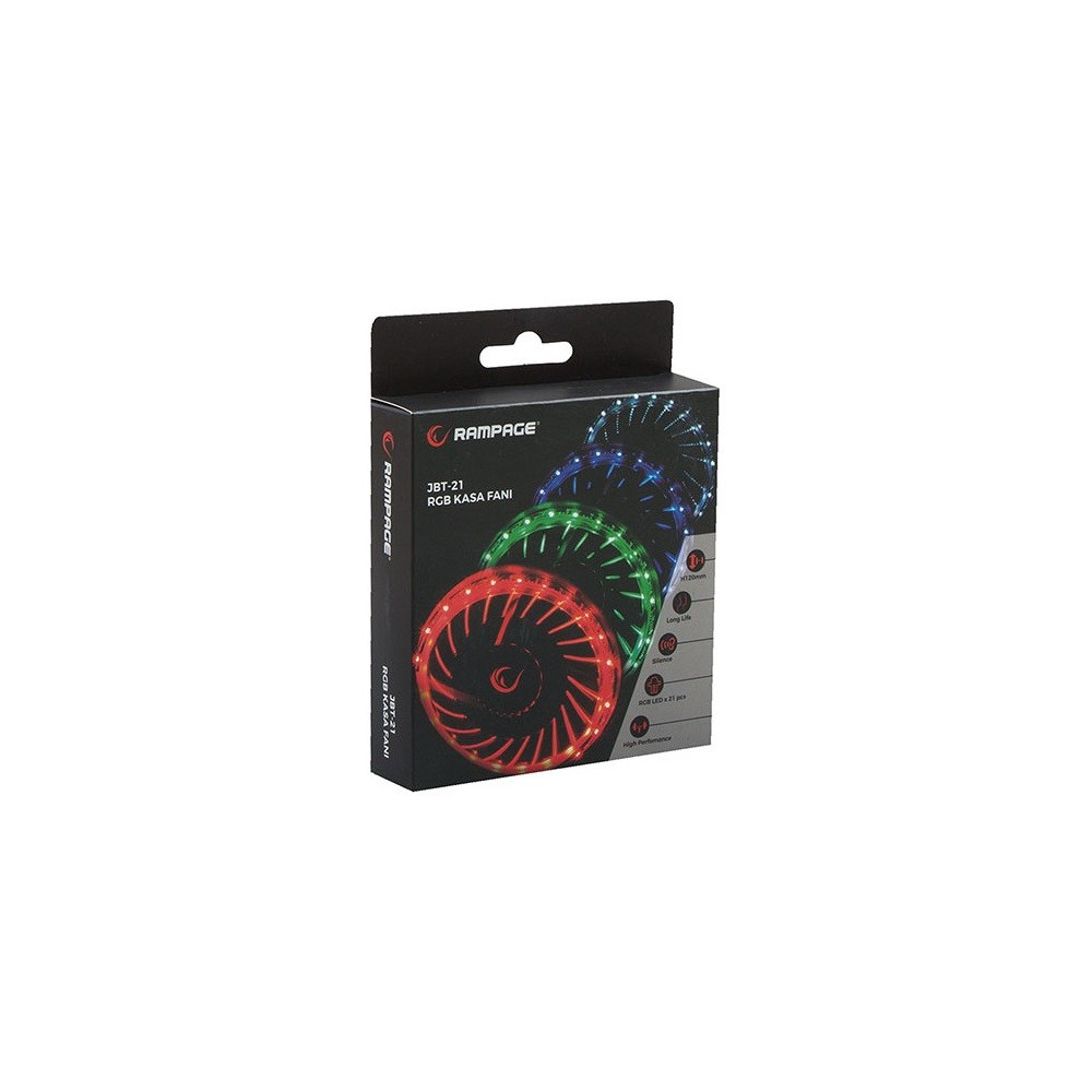 Ventilateur de boîtier Everest Rampage RGB / 120mm