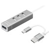 Hub S-link Swapp USB + USB Type C Vers 4x Ports USB 2.0