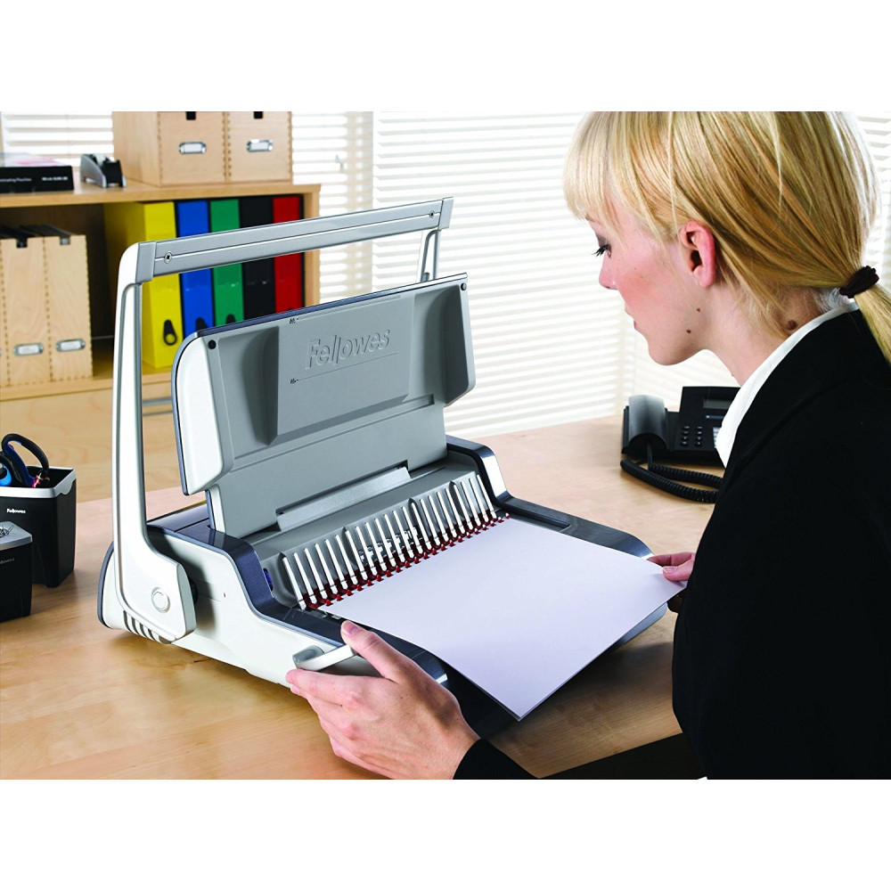 Perforelieur à anneaux plastique Fellowes Quasar+ 500