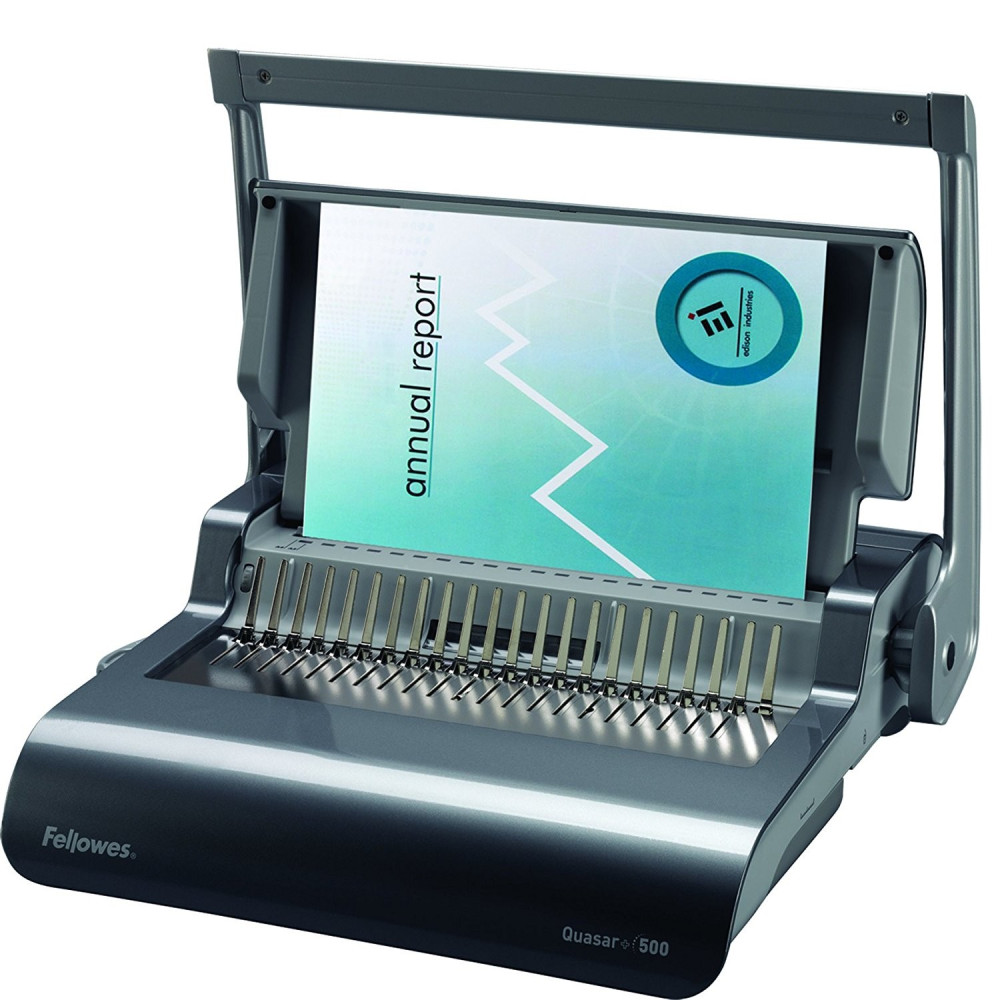 Perforelieur à anneaux plastique Fellowes Quasar+ 500