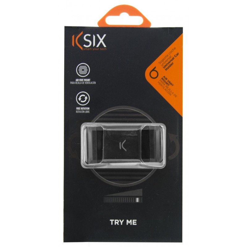 Support voiture rotatif Ksix pour Smartphone