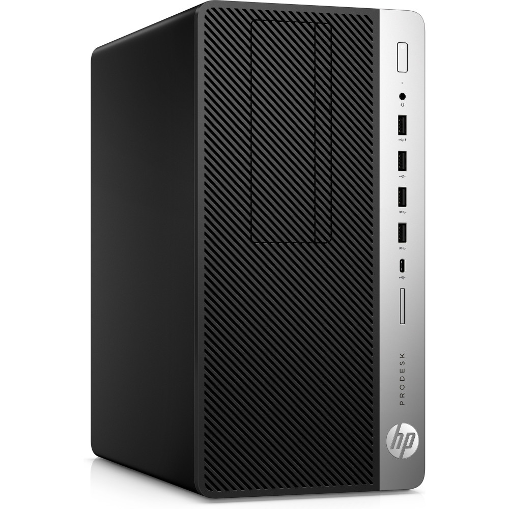 Pc De Bureau HP,Intel® Core™ i3-7100,4 Go de mémoire SDRAM DDR4,Windows 10 Professionnel 64