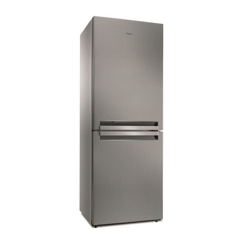 Réfrigérateur combiné Whirlpool No Frost 6ème Sens 450L / Inox
