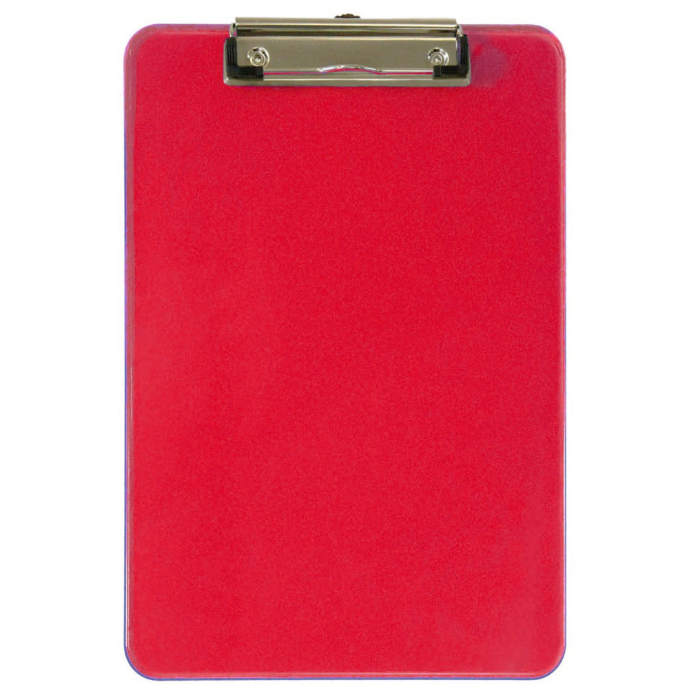 Porte Bloc à Pince Simple A4 / Rouge