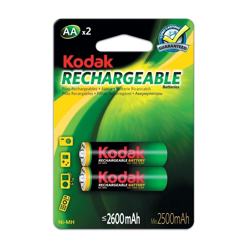 2x Piles Rechargeables Kodak AAA