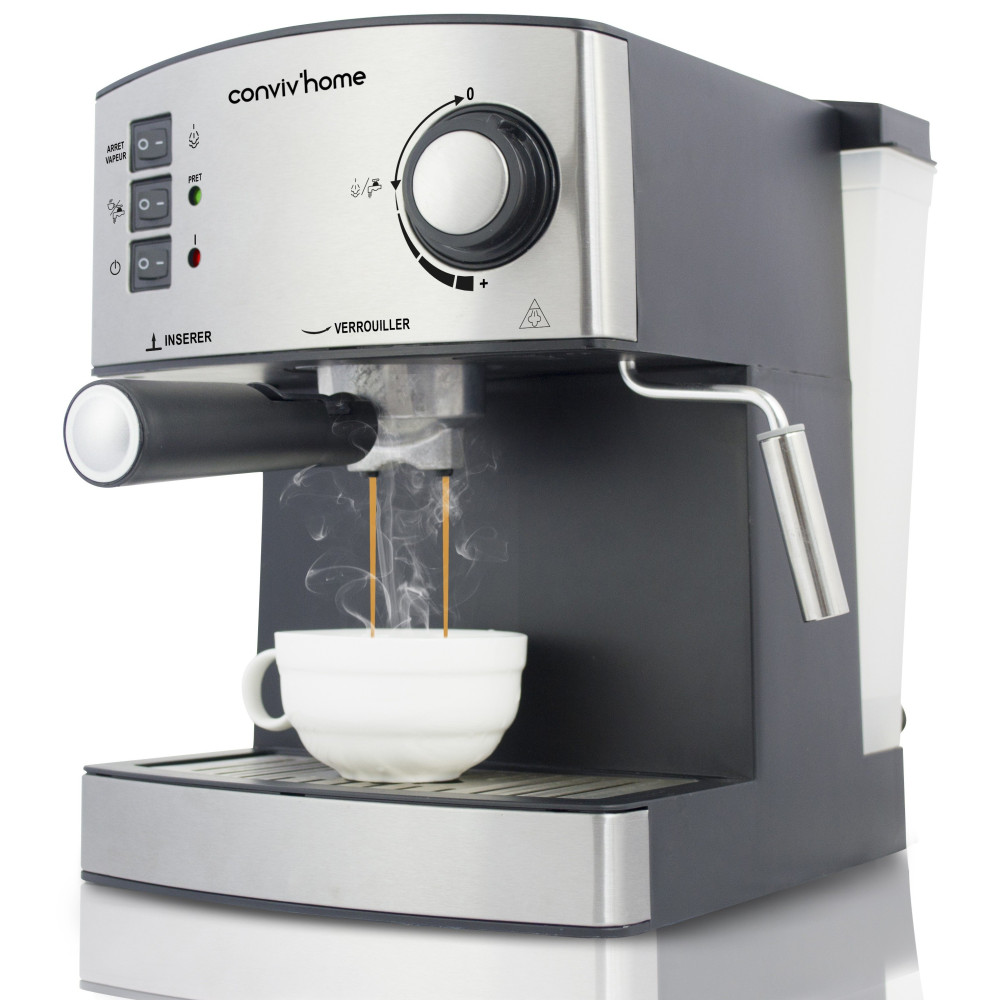 Cafetière Expresso Inox Techwood TCA-150EX