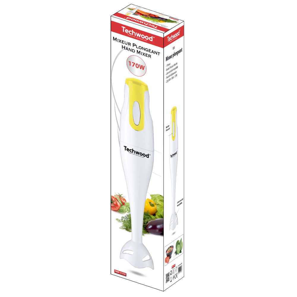 Mixeur plongeant Techwood TMP-7172 / Jaune