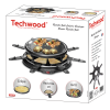 Raclette / grill 8 personnes + crêpière Techwood TRA-88