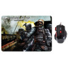 Ensemble Souris Gamer et Tapis Cesar G500