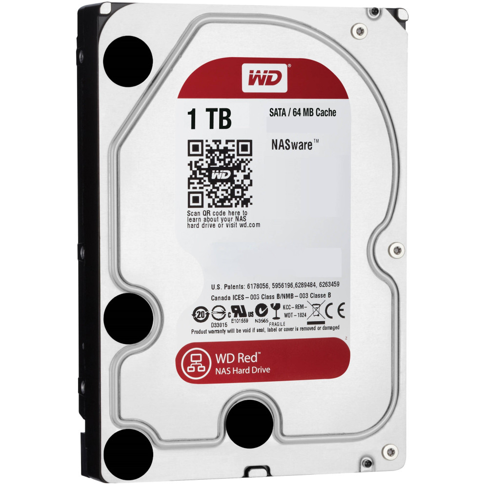 Disque Dur Interne 3.5" Western Digital Red Desktop / 1 To