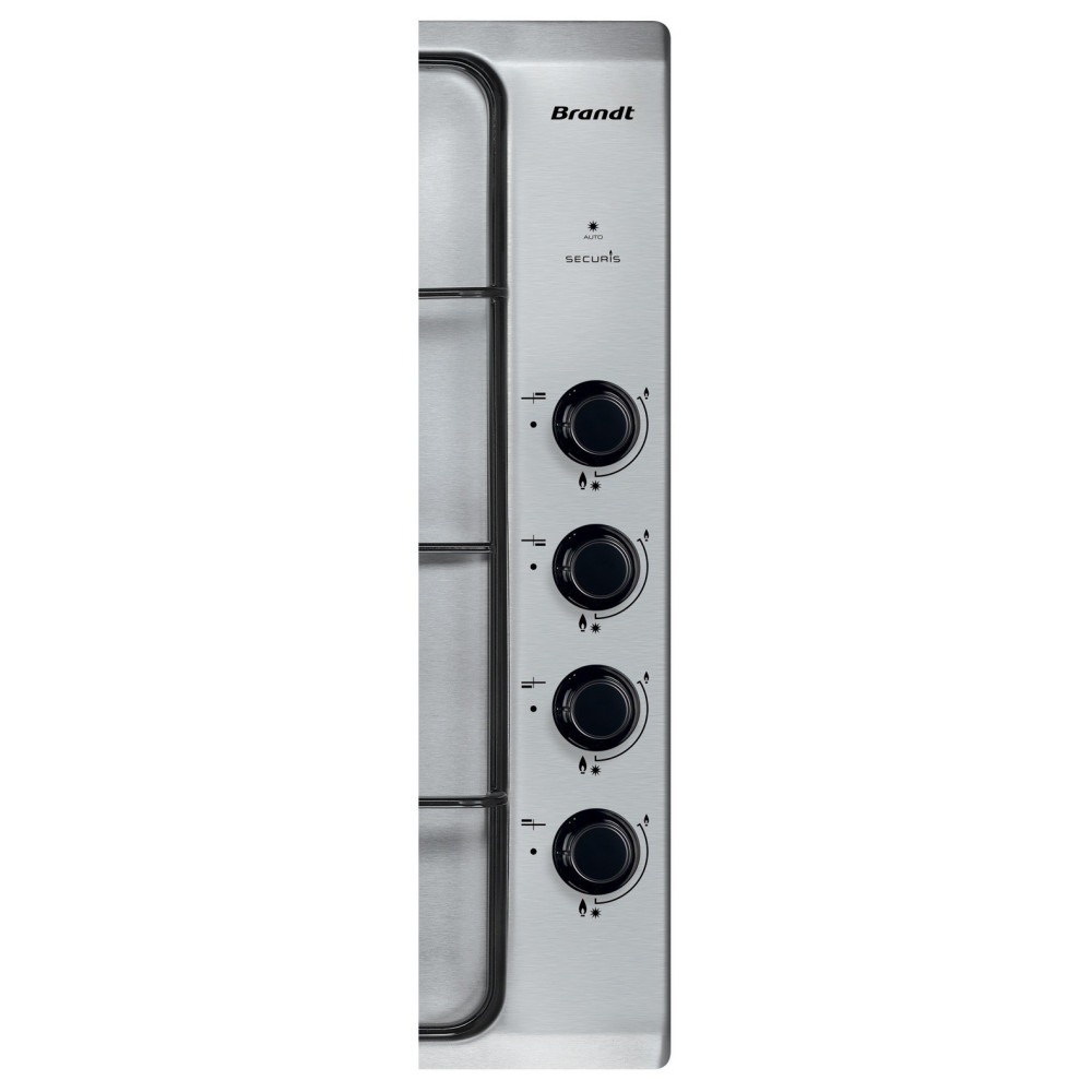 Plaque de cuisson Brandt BPE6410X / 60 cm / Inox
