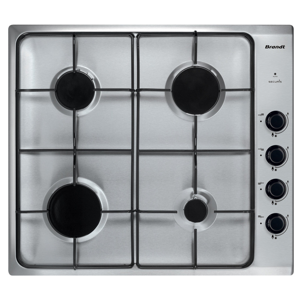 Plaque de cuisson Brandt BPE6410X / 60 cm / Inox