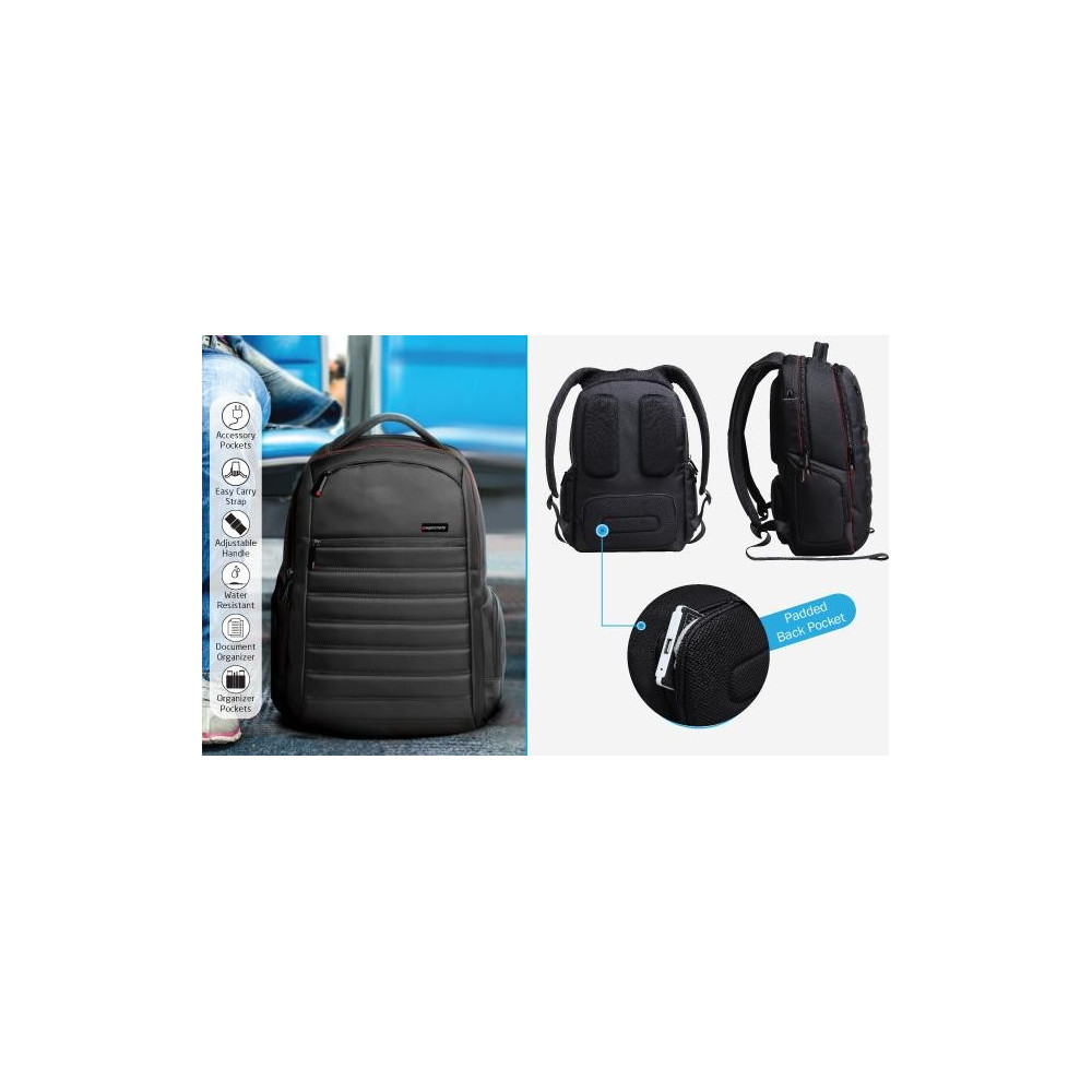 Sac à dos Promate Rebel-BP pour Pc Portable 15.6"