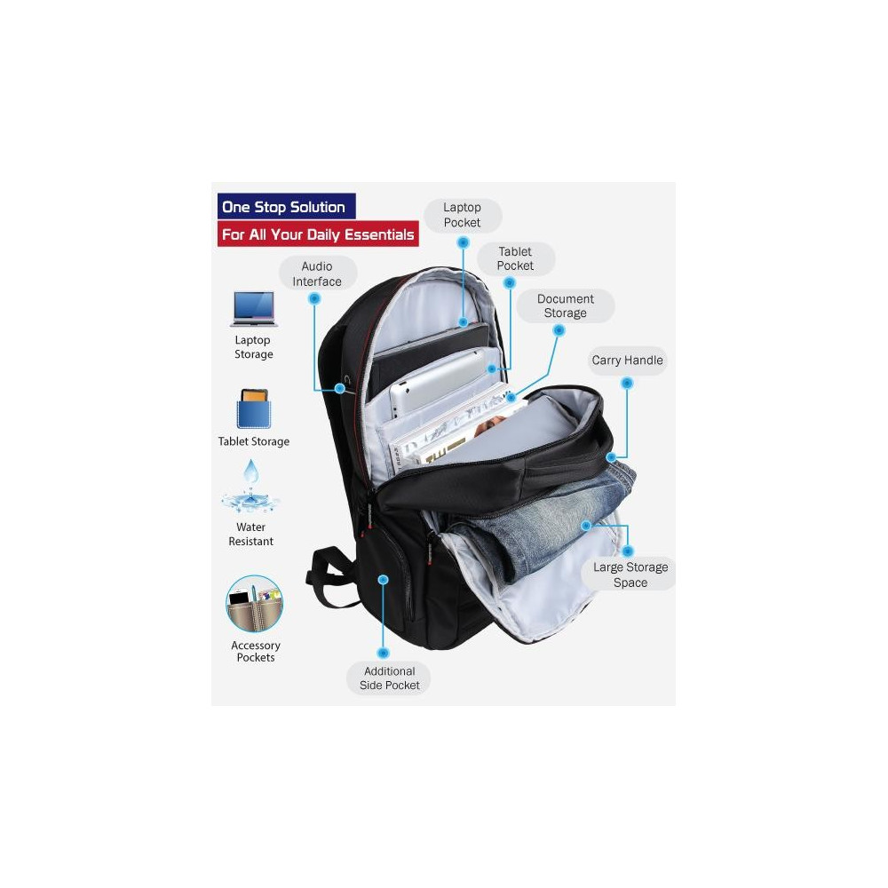 Sac à dos Promate Rebel-BP pour Pc Portable 15.6"