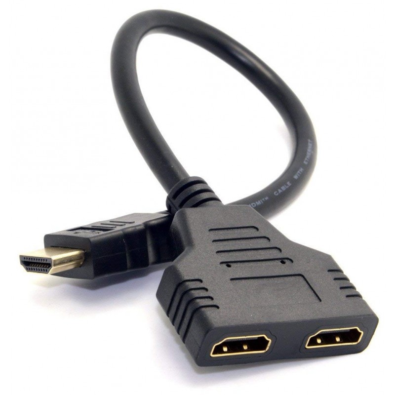 Adaptateur HDMI Mâle vers 2x HDMI Femelle