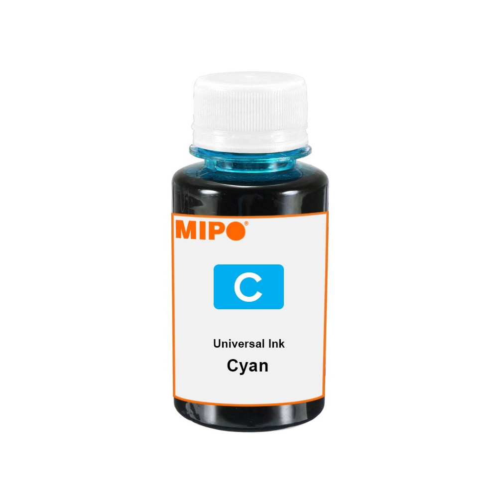 Bouteille d'encre Adaptable Mipo 200 ml / Cyan