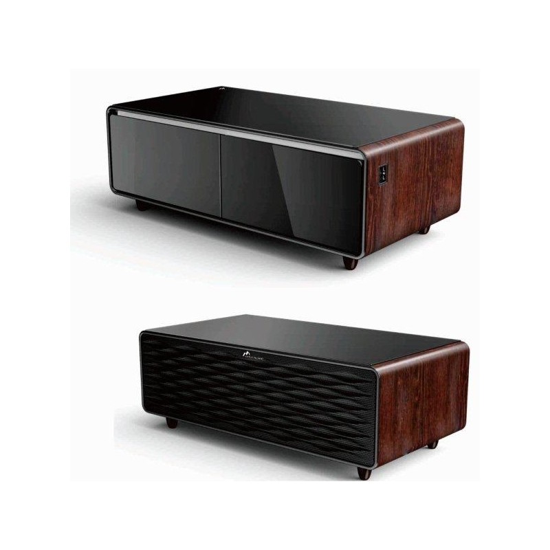 Table basse connectée avec Réfrigérateur intégré MontBlanc TBSM150B 150L /  Noir