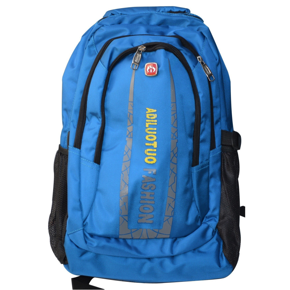 Sac à dos pour Pc Portable 15.6" / Bleu + Souris Offerte