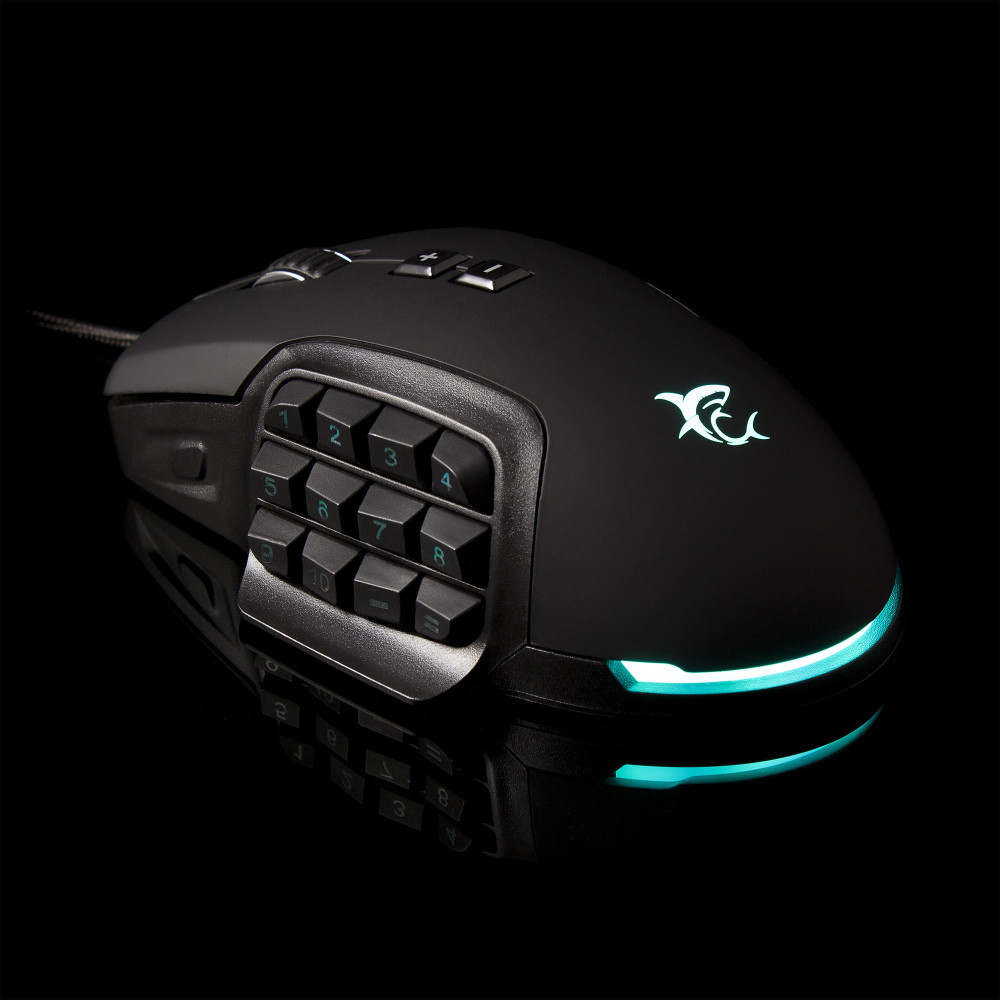 Souris White Shark Alexander GM-1802 / Noir