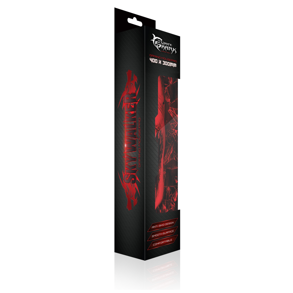 Tapis Souris White Shark Sky Walker L 400x300MM