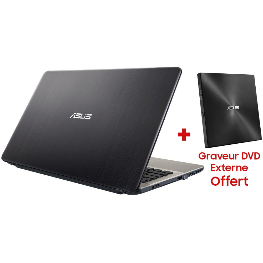 Pc portable Asus VivoBook Max X705UB / i5 8è Gén / 8 Go + Graveur DVD + SIM Orange Offerte 30 Go