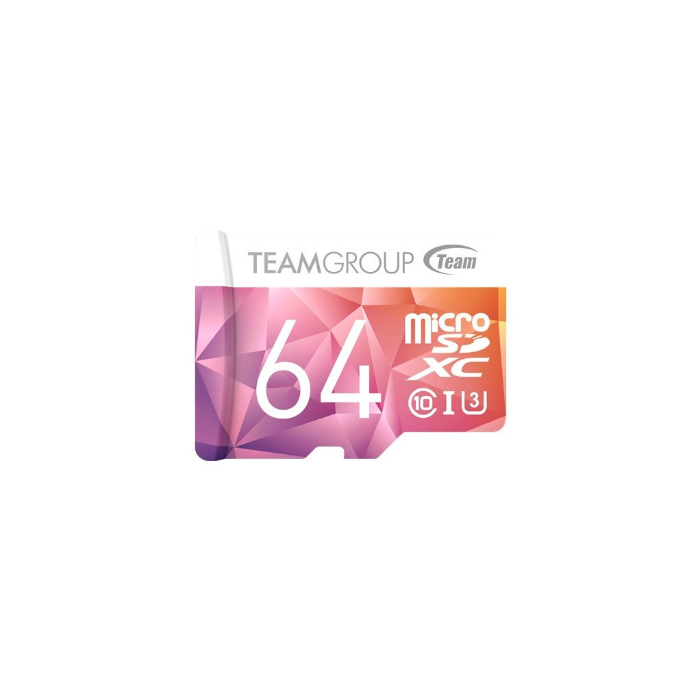 Carte mémoire TeamGroup Micro SDHC/SDXC UHS-I U3 / 64 Go / Class10