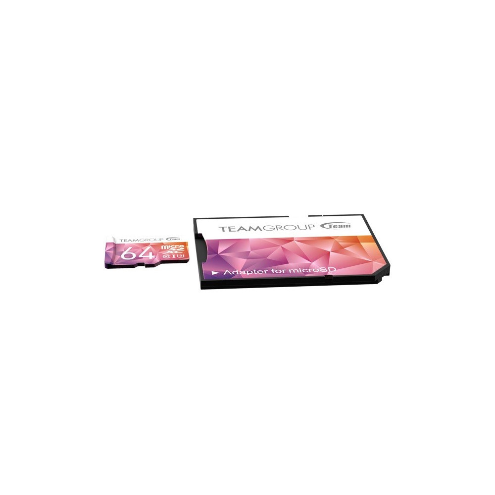 Carte mémoire TeamGroup Micro SDHC/SDXC UHS-I U3 / 64 Go / Class10