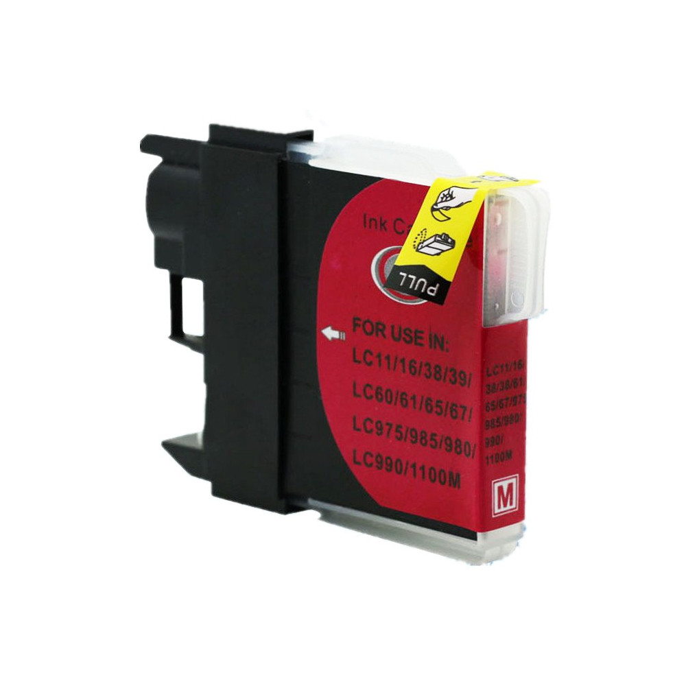 CARTOUCHE ADAPTABLE BROTHER LC980/985M / MAGENTA