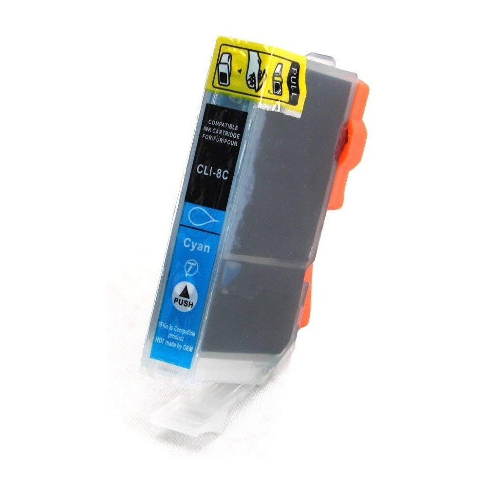 CARTOUCHE ADAPTABLE CANON CLI-8C / CYAN