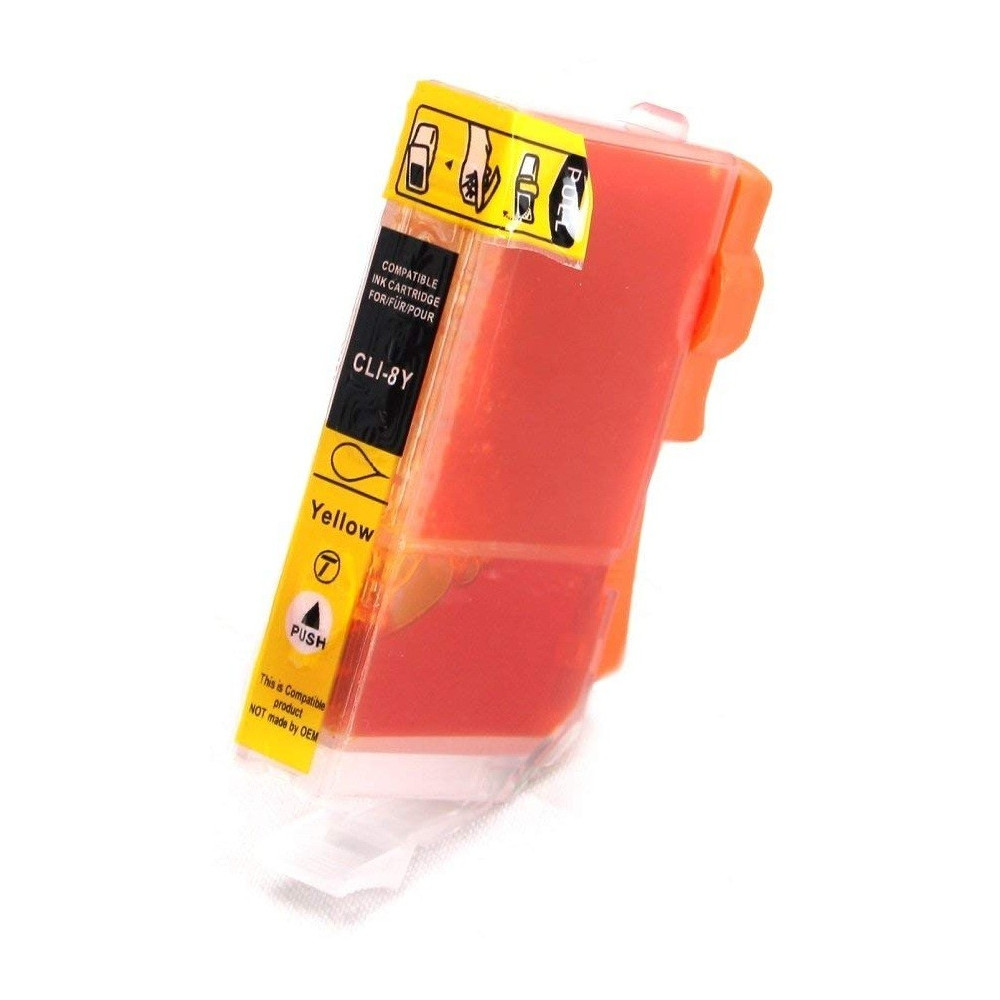 CARTOUCHE ADAPTABLE CANON CLI-8Y / YELLOW