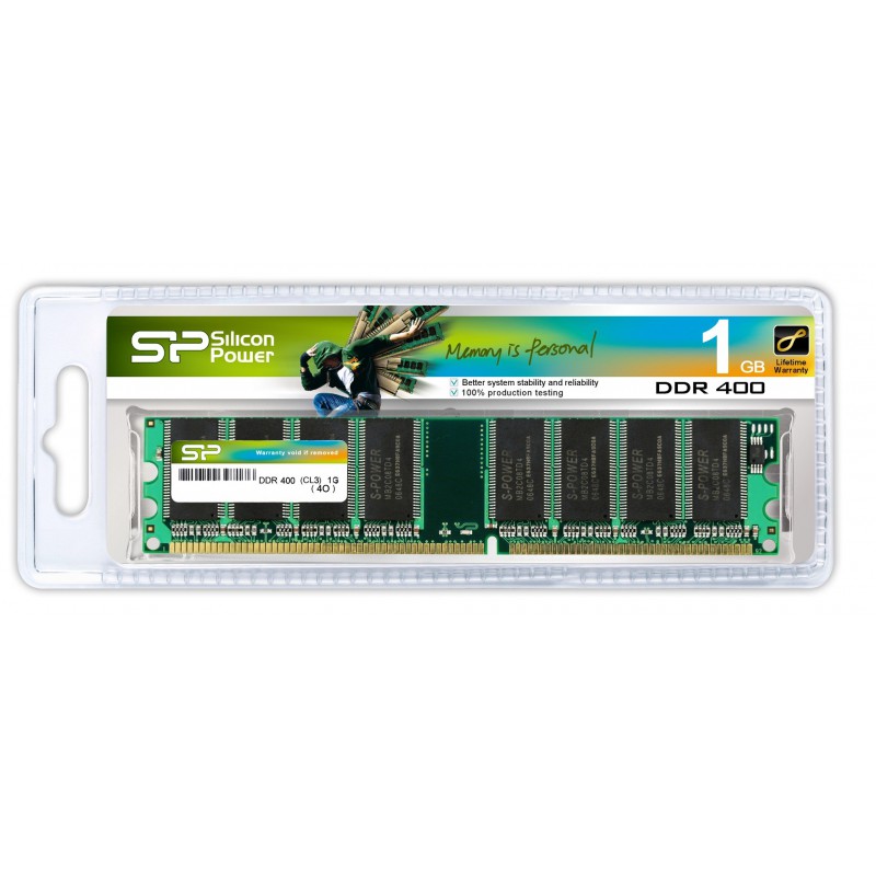 Barette mémoire 1 Go DDR 400